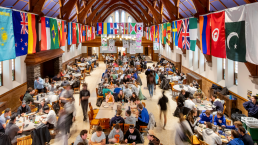 students in great hall